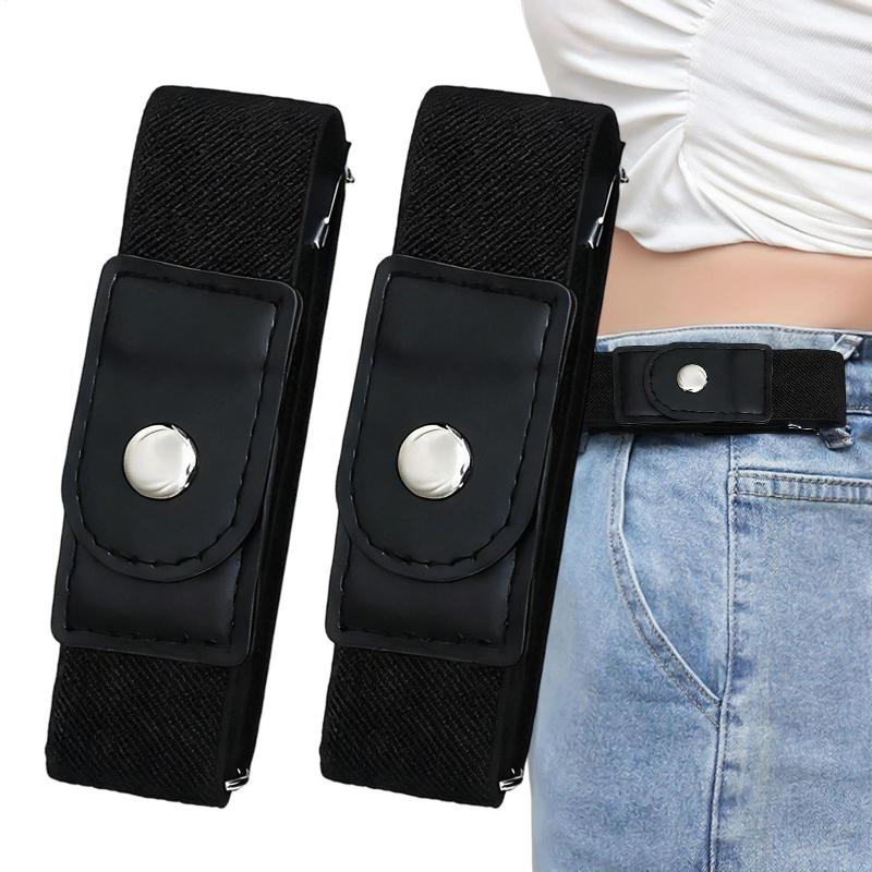 Women Formal Wear With Jeans - เข็มขัดยางยืดแบบไม่มีหัวเข็มขัด ปรับขนาดได้สำหรับผู้ชาย ผู้หญิง วัยรุ่น หัวเข็มขัดแบบซ่อน ไม่ต้องใช้หัวเข็มขัด