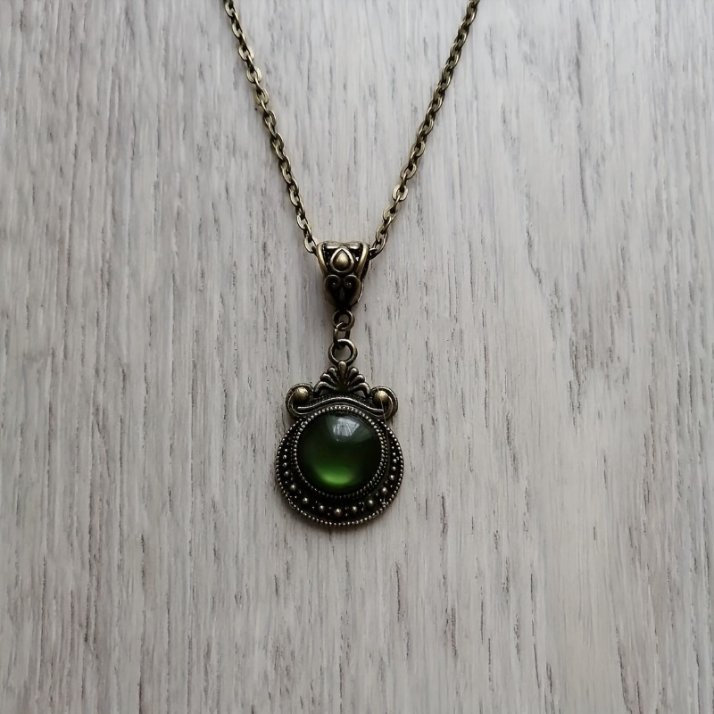 Women'S Gothic Formal Wear - 1 สร้อยคอสไตล์โกธิคโบฮีเมียนจี้รูปไข่เหมาะสำหรับผู้หญิงเครื่องประดับของขวัญเครื่องประดับโกธิคความงามย้อนยุคสวมใส่แบบลำลองอย่างเป็นทางการ