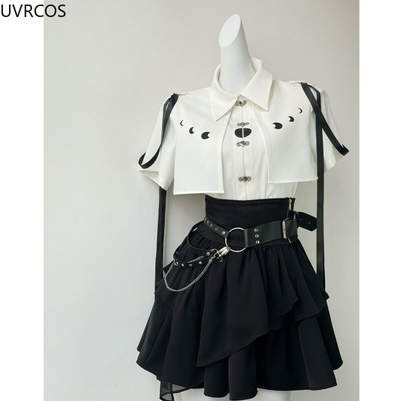Y2kความงามLolitaสไตล์2ชิ้นชุดผ - Japanese Women Formal Wear บทวิจารณ์และราคา