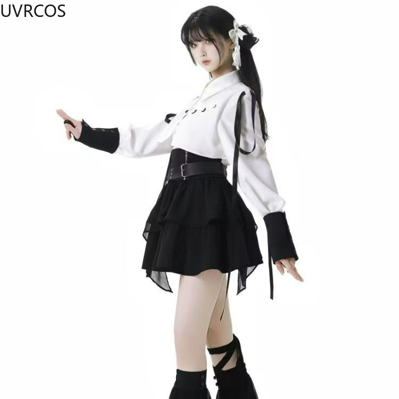Y2kความงามLolitaสไตล์2ชิ้นชุดผ - Japanese Women Formal Wear บทวิจารณ์และราคา