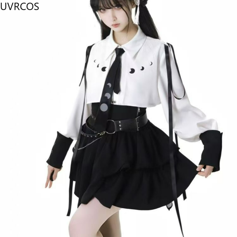 Y2kความงามLolitaสไตล์2ชิ้นชุดผ - Japanese Women Formal Wear บทวิจารณ์และราคา