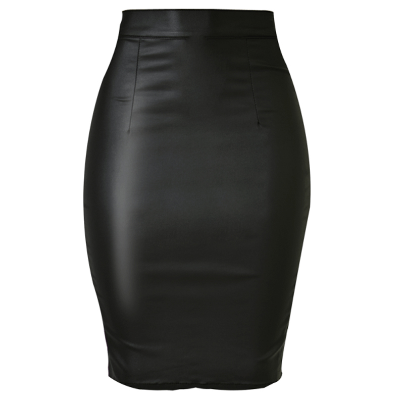 ยืดกระโปรงหนัง Faux ผู้หญิงสูง - Women Formal Wear With Jeans บทวิจารณ์และราคา