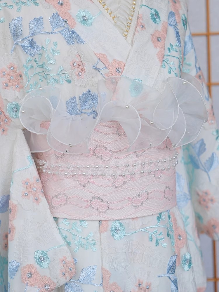 ชุดชั้นในกิโมโนแต่งขอบลูกไม้ ส - Japanese Women Formal Wear บทวิจารณ์และราคา