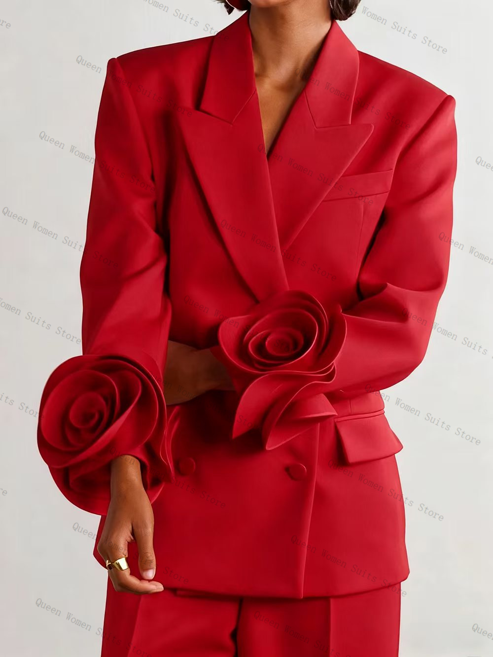 ชุดสูทผู้หญิงสีแดงสุดหรู 2 ชิ้ - Women'S Formal Wear For A Wedding Guest บทวิจารณ์และราคา