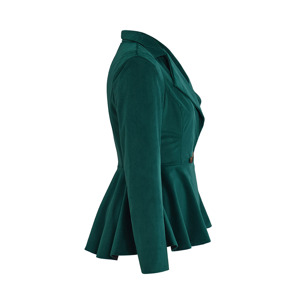 เสื้อแจ็คเก็ตกำมะหยี่สีเขียวสไ - Women'S Gothic Formal Wear บทวิจารณ์และราคา