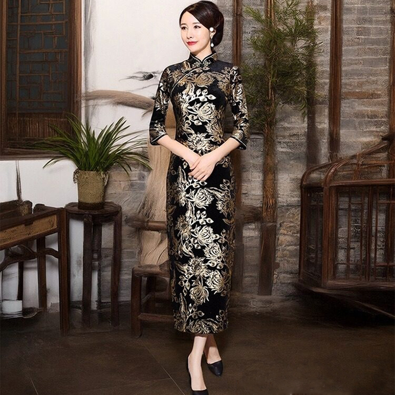 ชุดกี่เพ้าผู้หญิง ฤดูใบไม้ร่วง - Women'S Red Formal Wear บทวิจารณ์และราคา