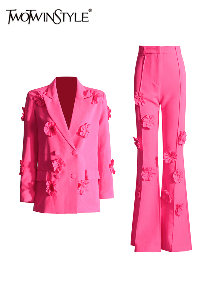 Twotwinstyle ชุดสูทแขนยาวสำหรั - Women'S Formal Wear With Pants บทวิจารณ์และราคา