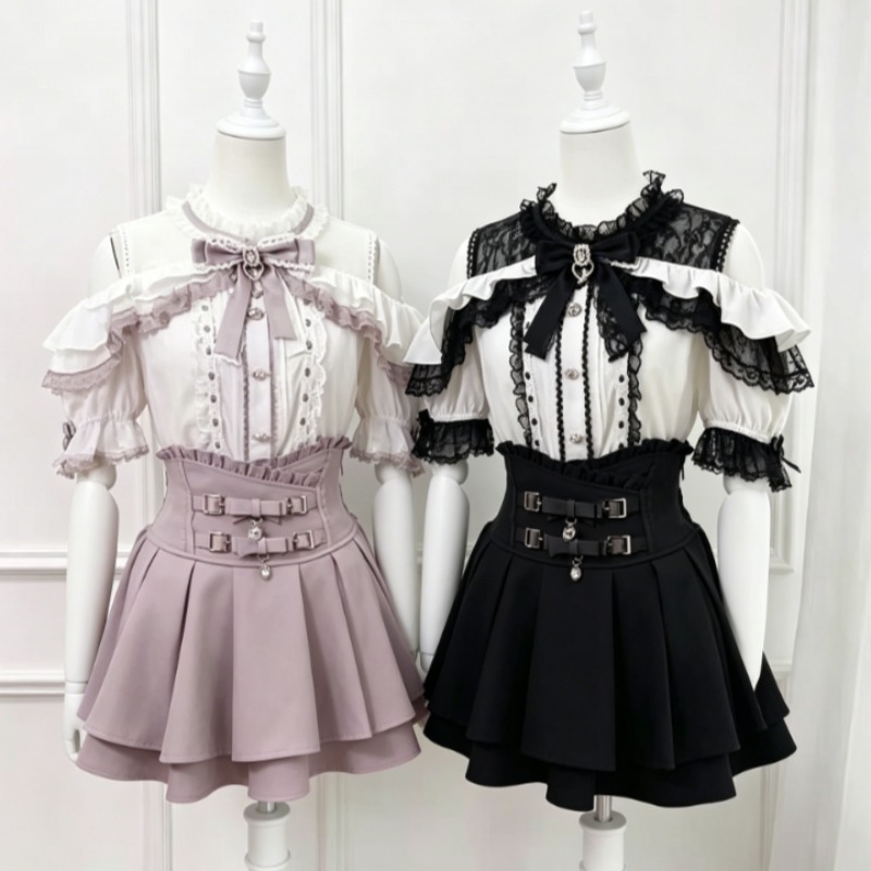 เสื้อเชิ้ตสไตล์โลลิต้าญี่ปุ่นน - Japanese Women Formal Wear บทวิจารณ์และราคา