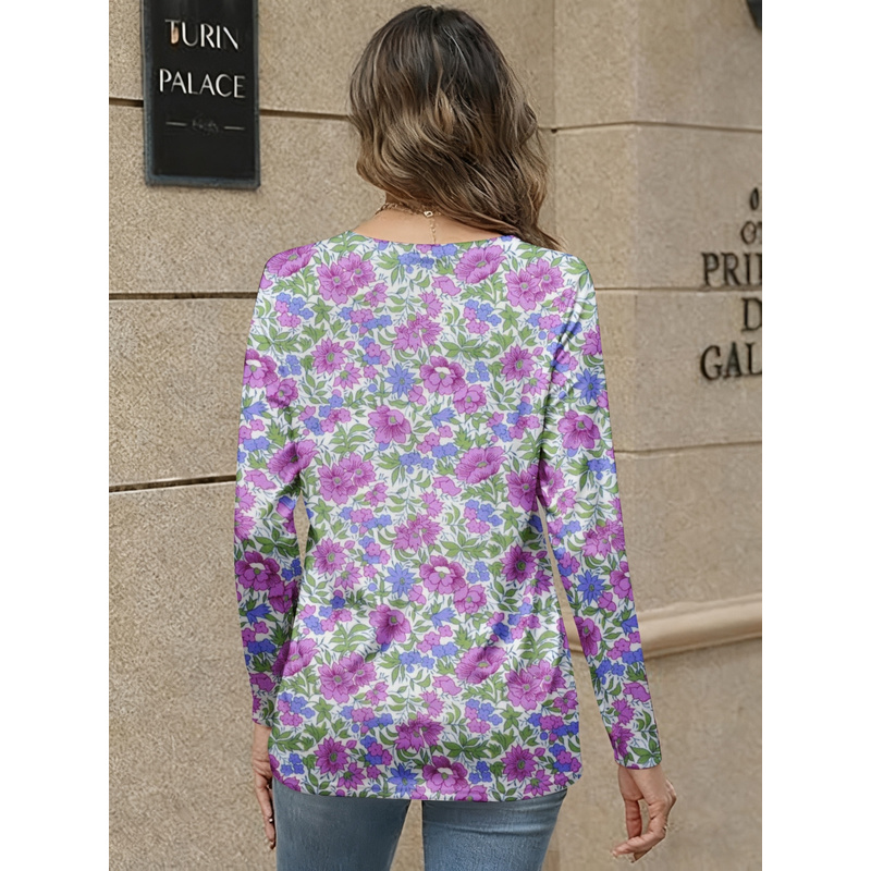 เสื้อผู้หญิงคอวีแขนยาวลายพิมพ์ - Women'S Formal Wear For A Wedding Guest บทวิจารณ์และราคา