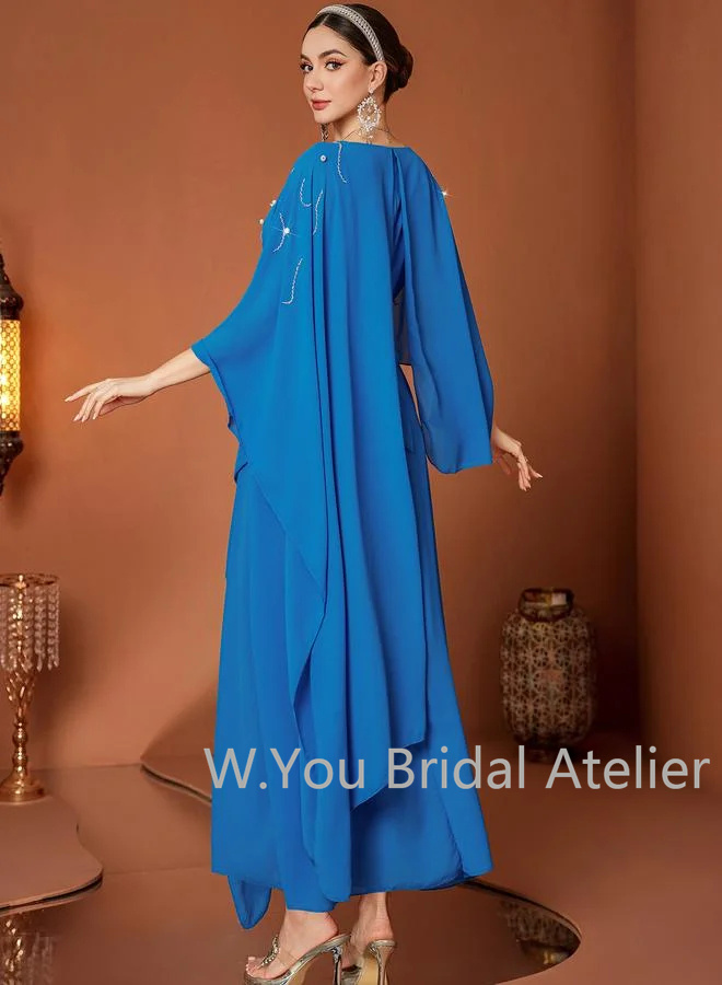 ชุดราตรีหรูหรา คอวี แขนเสื้อคล - Women'S Formal Wear For A Wedding Guest บทวิจารณ์และราคา
